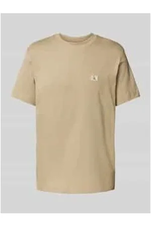 Calvin Klein T-Shirt mit Label-Stitching und Rundhalsausschnitt