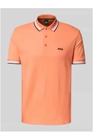 HUGO BOSS Regular Fit Poloshirt mit Label-Stitching Modell 
