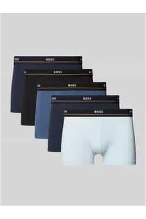 HUGO BOSS Trunks mit elastischem Logo-Bund im 3er-Pack