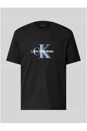 Calvin Klein T-Shirt mit Label-Print und Rundhalsausschnitt