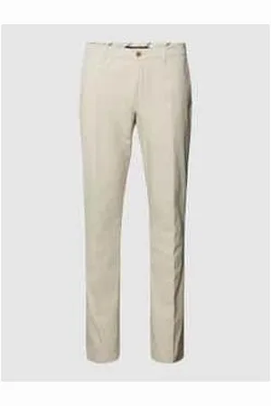 Alberto Slim Fit Chino mit seitlichen Eingrifftaschen Modell 