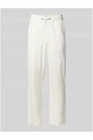 Blend Regular Fit Leinenhose mit Tunnelzug Modell 