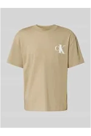 Calvin Klein T-Shirt mit Label-Print und Rundhalsausschnitt