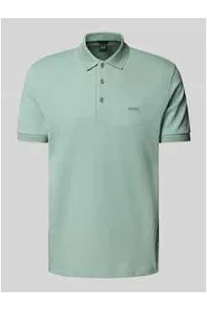 HUGO BOSS Regular Fit Poloshirt mit Label-Stitching Modell 