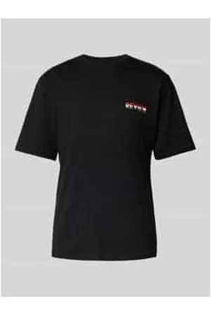 Review T-Shirt mit Label-Print