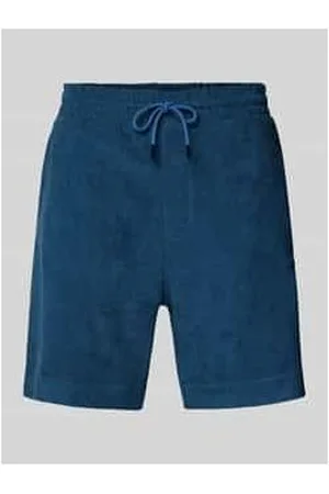HUGO BOSS Regular Fit Sweatshorts mit Label-Stitching Modell 