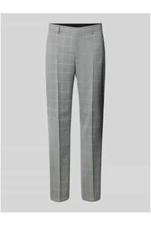 HUGO BOSS Slim Fit Anzughose mit Bügelfalten Modell 