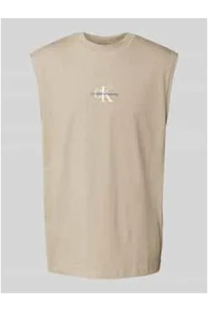 Calvin Klein Top mit Label-Stitching
