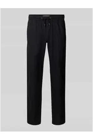 Blend Regular Fit Leinenhose mit Tunnelzug Modell 