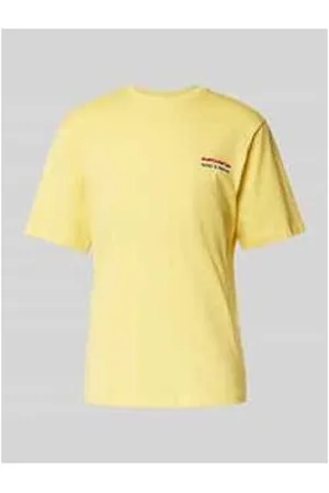 Review T-Shirt mit Label-Print