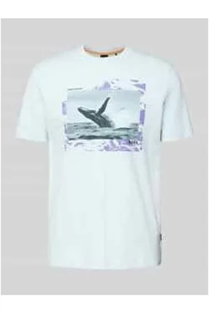 HUGO BOSS T-Shirt mit Motiv-Print