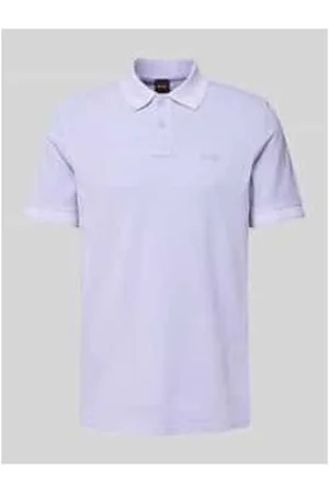 HUGO BOSS Poloshirt mit Label-Print