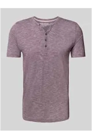 McNeal T-Shirt mit kurzer Knopfleiste