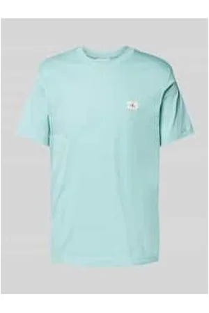 Calvin Klein T-Shirt mit Label-Stitching und Rundhalsausschnitt