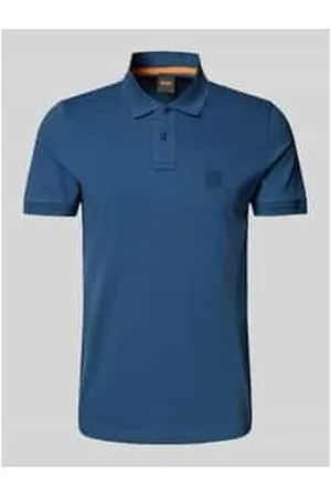 HUGO BOSS Poloshirt mit Label-Detail