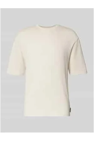Review T-Shirt mit Label-Detail und Rundhalsausschnitt