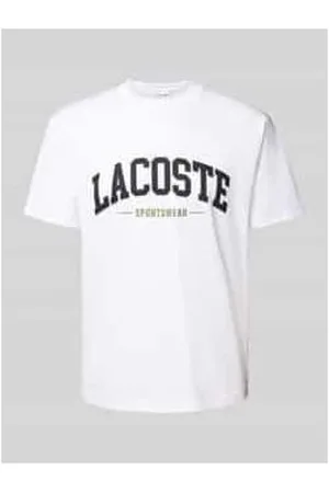 Lacoste T-Shirt mit Label-Print