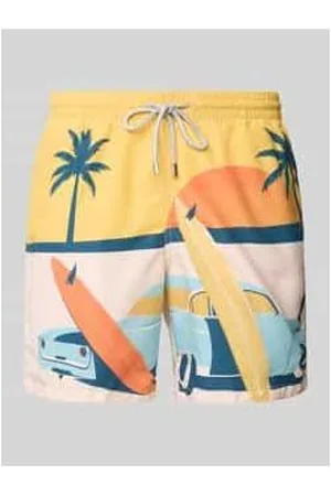 Zeybra Regular Fit Badehose mit Label-Patch Modell 