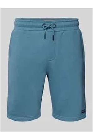 Blend Regular Fit Sweatshorts mit Label-Patch