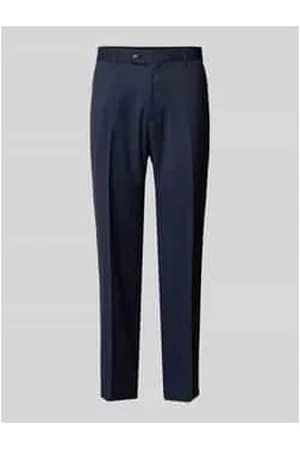 Carl Gross Slim Fit Anzughose mit Bügelfalten Modell 