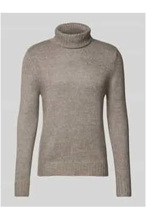 Superdry Strickpullover mit Rollkragen und Viskose-Anteil