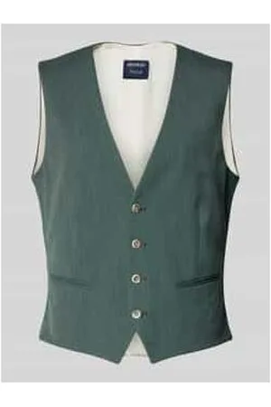 McNeal Slim Fit Weste mit Allover-Muster