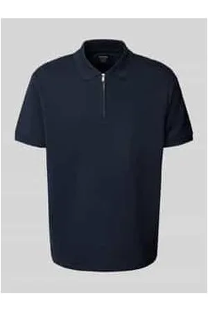 McNeal Poloshirt mit kurzem Reißverschluss