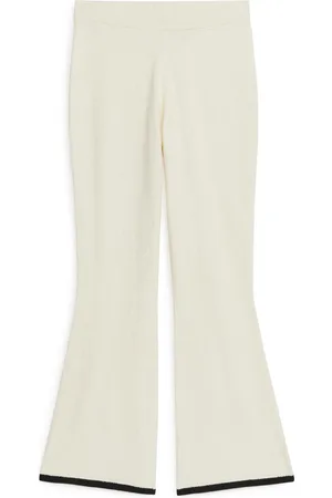 ARKET Ausgestellte Bouclé-Hose - Mehrfarbig|Weiß