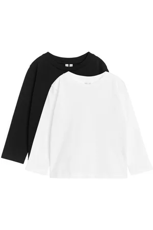 ARKET Langärmeliges T-Shirt Im 2Er-Pack - Schwarz|Weiß