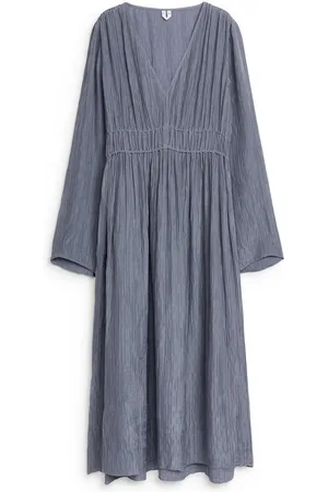 ARKET Kleid Mit V-Ausschnitt - |Blau