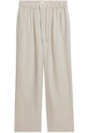 ARKET Leinenhose Mit Schnürung