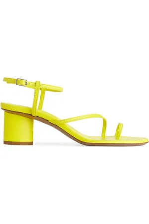 ARKET Ledersandalen Mit Absatz - Gelb