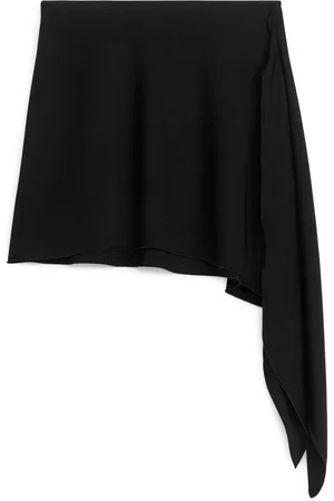 ARKET Asymmetrischer Jersey-Minirock