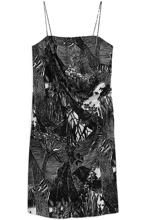 ARKET Trägerkleid Von Und Tove Jansson - Schwarz|Mehrfarbig|Weiß