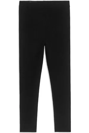 ARKET Gerippte Leggings Aus Wollmischung