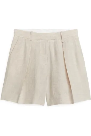 ARKET Leinenshorts Mit Hohem Bund