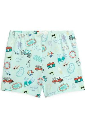 ARKET Shorts Mit Print - Schwarz|Blau|Grün|Mehrfarbig|Rot|Türkis|Weiß