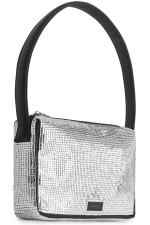 ARKET Schultertasche Mit Strass - Schwarz|Mehrfarbig|Silberfarben