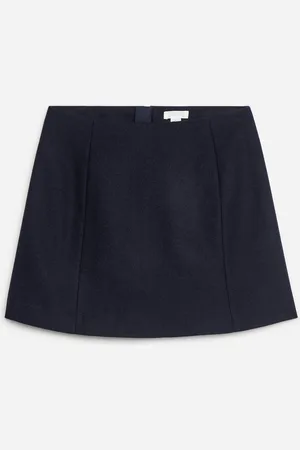 ARKET Minirock Aus Wolle - Blau