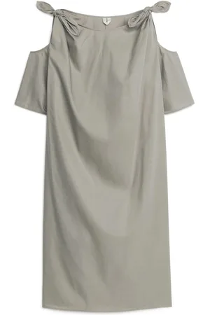 ARKET Midi-Kleid Mit Cut-Outs - Braun|Beige|Grau