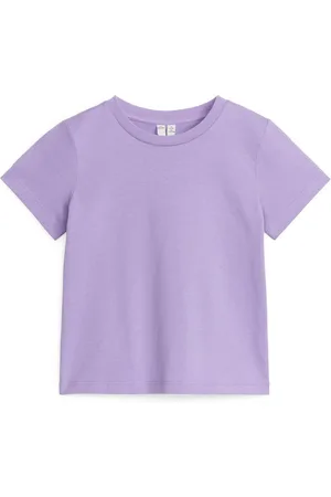 ARKET T-Shirt Mit Rundhalsausschnitt - Lila