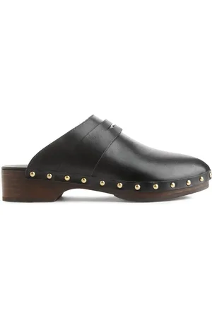 ARKET Niedrige Clogs Mit Holzsohle