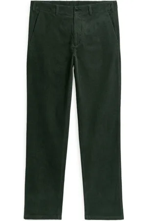 ARKET Gerade Geschnittene Chinohose Aus Cord - Grün