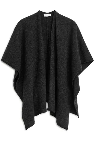 ARKET Schal Aus Merino- Und Alpakawolle - Grau|Schwarz