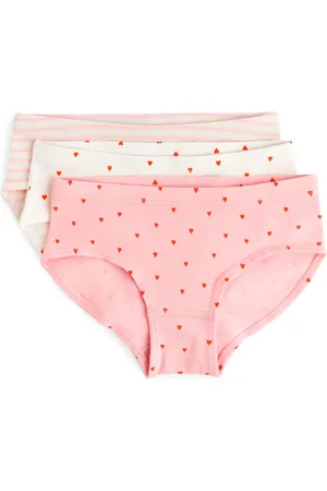 ARKET Slips Aus Baumwoll-Jersey - Mehrfarbig|Rosa|Weiß