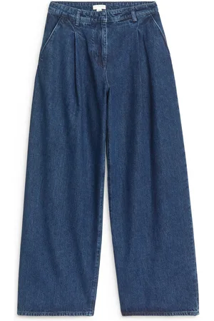 ARKET Jeanshose Mit Falten - Blau