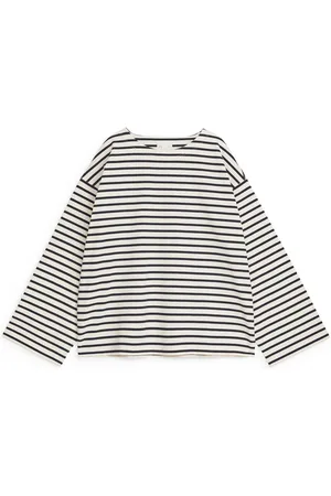 ARKET Langarmshirt - Blau|Weiß|Mehrfarbig