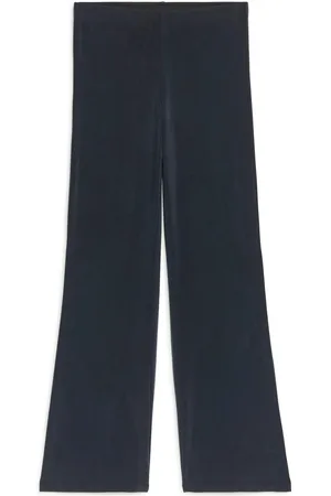 ARKET Ausgestellte Cupro-Hose - Blau
