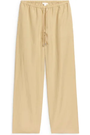 ARKET Hose Aus Lyocell Und Leinen - |Beige