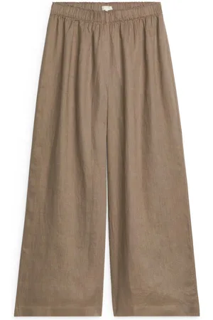 ARKET Weite Leinenhose - Braun